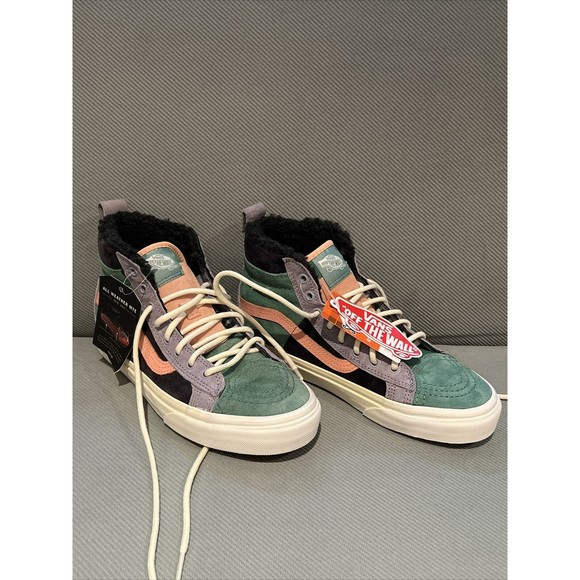Vans Sk8-Hi 46 MTE DX - MTE/Creme/Dark Menthe/Obsidian VN0A3DQ5TU7 UNISEX 6.5/8 - Picture 1 of 6